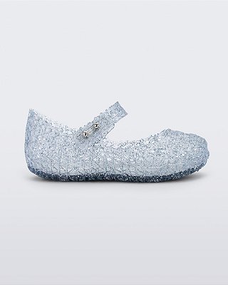SAPATILHA MINI MELISSA CAMPANA GLITTER - VIDRO