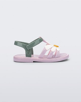 SANDÁLIA MINI MELISSA HIP BLOOMY BABY - ROSA