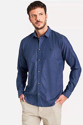 CAMISA RESERVA ML ENXUTO-JEANS
