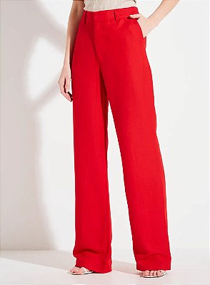CALÇA FORUM LINHO VERMELHO SPARKLY