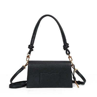 BOLSA SANTA LOLLA MÉDIA FLOATER PRETA DUAS ALÇAS
