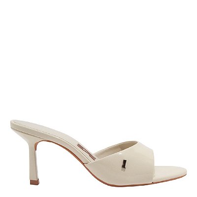 MULE SANTA LOLLA VERNIZ GLOSSY - OFF WHITE