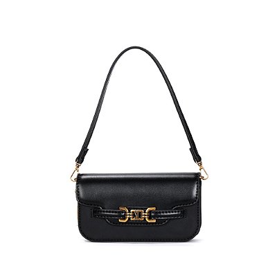 BOLSA SANTA LOLLA MATERIAL CAMURÇA -  PRETO