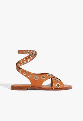 RASTEIRA SCHUTZ FRESH BOHO COURO - MARROM