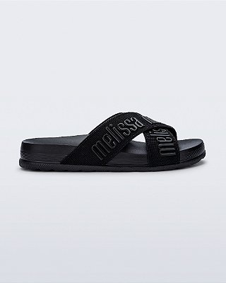 SANDÁLIA MELISSA COZY SLIDE M-LOVER II - PRETO