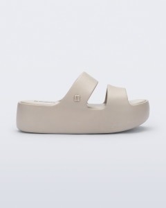 SANDÁLIA MELISSA FREE LINE PLATFORM - BEGE