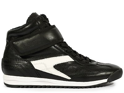 TENIS SCHUTZ COURO BLACK WHITE