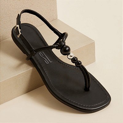 RASTEIRA NAPA SANTORINE BICO QUADRADO PRETO