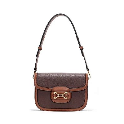 BOLSA FLOATER ALCA DE OMBRO MARROM