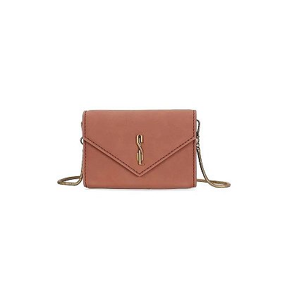 BOLSA CARTEIRA ENVELOPE CAMURCA MARROM