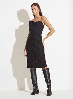 VESTIDO FORUM P PRETO PRETO