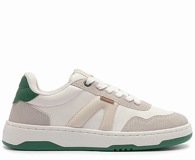 TENIS ANA CAPRI BRANCO GELO COM VERDE