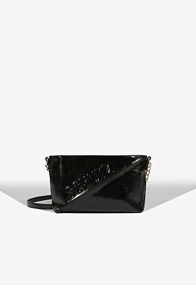 BOLSA SCHUTZ TIRACOLO ALYCIA VERNIZ PRETA