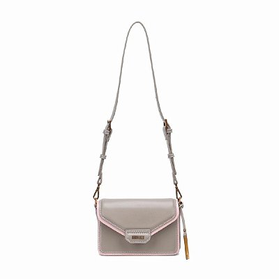 BOLSA SANTA LOLLA ENVELOPE SOFT CINZA