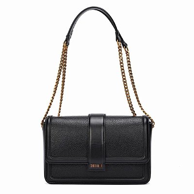 BOLSA SANTA LOLLA FLOATER PRETA ALÇA OMBRO CORRENTE
