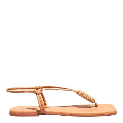 RASTEIRA SANTA LOLLA NAPA SOFT BICO QUADRADO BEGE