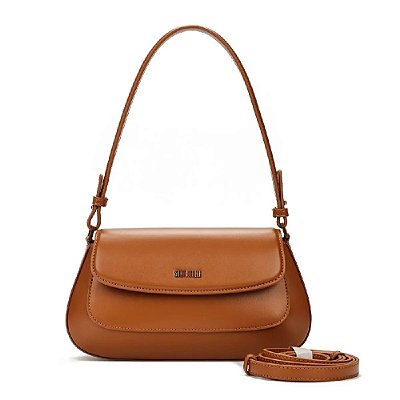 BOLSA SANTA LOLLA BAGUETE SOFT MÉDIA CARAMELO