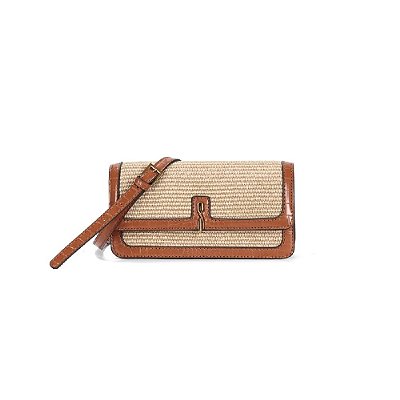 BOLSA SANTA LOLLA TRAMADO TRANSVERSAL MARROM
