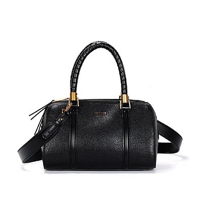 BOLSA BAÚ SANTA LOLLA FLOATER PRETO ALÇA TRANSVERSAL