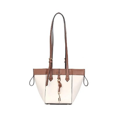 BOLSA TIRACOLO PEQUENA FLOATER MARFIM