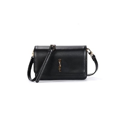 BOLSA SANTA LOLLA SOFT PRETA TRANSVERSAL