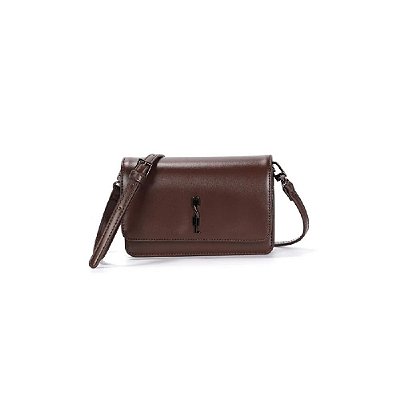 BOLSA SANTA LOLLA SOFT MARROM TRANSVERSAL