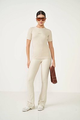 BLUSA CANELADACOLCCI SPORT  BEGE CALMING