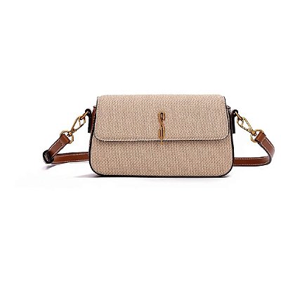 BOLSA SANTA LOLLA CANVAS BEGE TRANSVERSAL