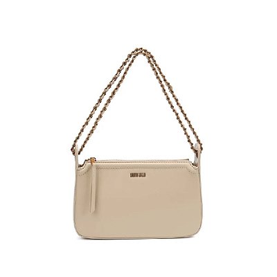 BOLSA SANTA LOLLA PEQUENA SOFT OFF WHITE ALÇA DE OMBRO