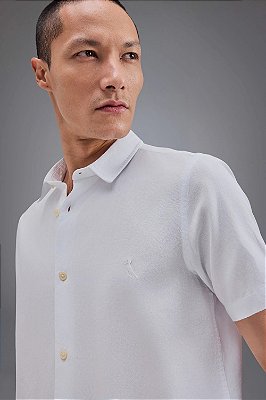 CAMISA MANGA CURTA NOVA PARATY BRANCO