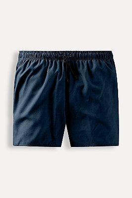 SHORT RESERVA PRAIA BÁSICO TEXTURA AZUL CARBONO