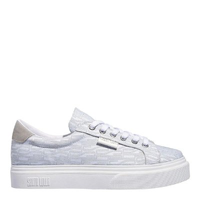 TÊNIS JACQUARD SANTA LOLLA BRANCO