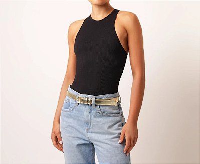 CINTO FINO ANACAPRI FIVELA METÁLICA VALENTINA DOURADO