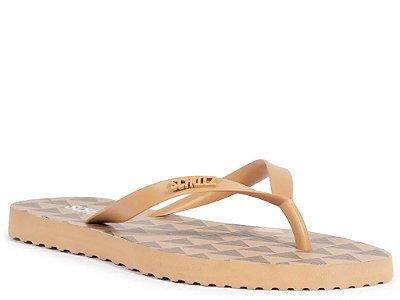 CHINELO SCHUTZ BEGE TRIANGLE