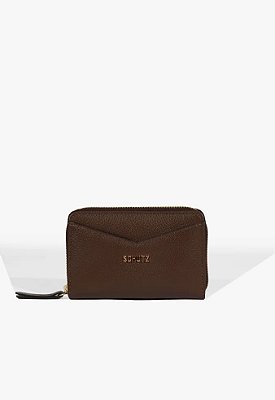 CARTEIRA SCHUTZ COURO MARROM