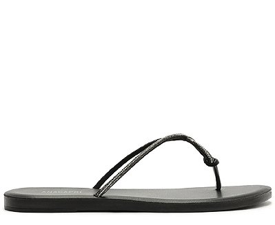 RASTEIRA ANACAPRI DE TIRAS TRADICIONAIS GLAM PRETA