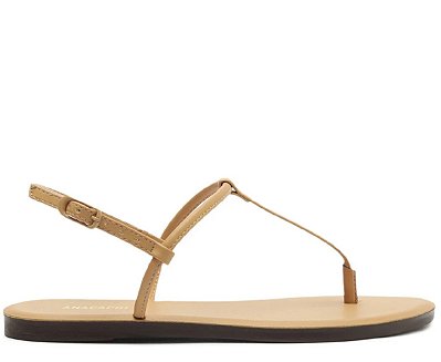SANDÁLIA ANACAPRI SLIM MONOCOLOR BEGE