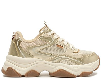 TÊNIS ANACAPRI ROBUSTO ALEXA DETALHES DOURADO