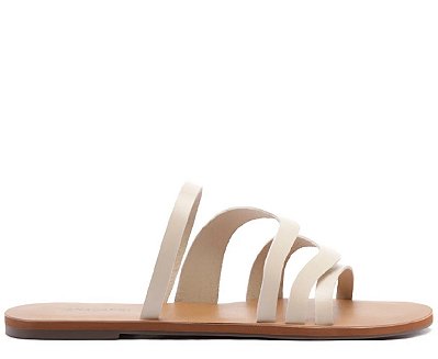 RASTEIRA ANACAPRI MULTITIRAS FINAS COURO BRANCA