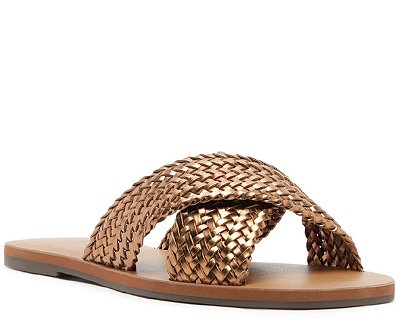 RASTEIRA ANACAPRI TIRAS CRUZADAS TRESSÊ BRONZE