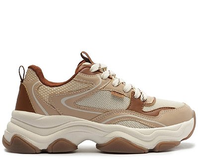 TÊNIS ROBUSTO ALEXA DETALHES MARROM ANACAPRI