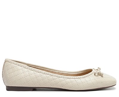 SAPATILHA ANACAPRI MATELASSÊ LAÇO BRANCA