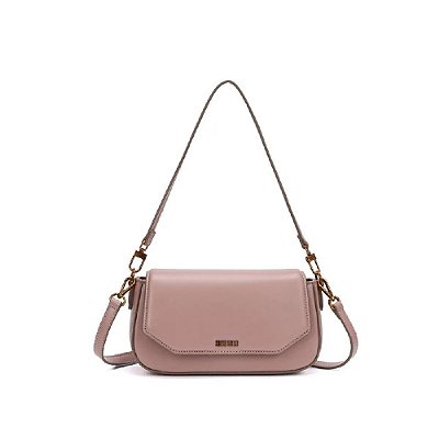 BOLSA BAGUETE SANTA LOLLA MÉDIA SOFT ALÇA OMBRO ROSE