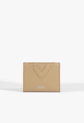 PORTA CARTÕES SCHUTZ ELLIE COURO BRANCA