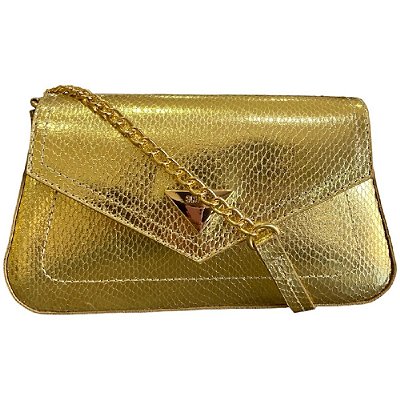 BOLSA TIRACOLO LIESE SCHUTZ PEQUENA DOURADO