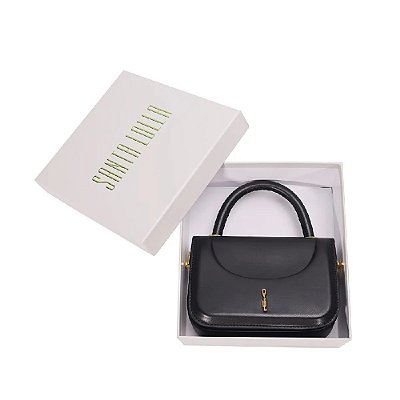 BOLSA COM CAIXA TRANSVERSAL SOFT PRETA