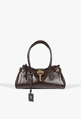 BOLSA TOTE SCHUTZ THE SECRET COURO MARROM