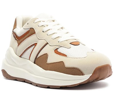TÊNIS SPORTY ANACAPRI MIA BEGE E MARROM