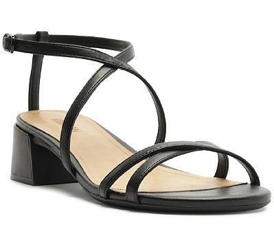 SANDÁLIA ANACAPRI TIRAS CRUZADAS FINAS PRETA