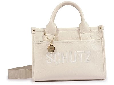 BOLSA SCHUTZ MÉDIA TOTE CALI OFF WHITE